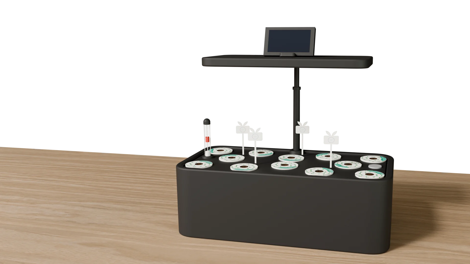 Lumigrove One op een eiken aanrecht